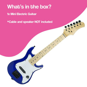 Natural Wood Mini Electric Guitar (view 9)