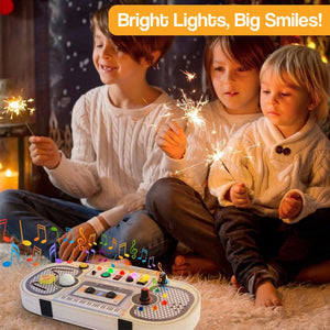 Wooden Mini LED Boombox – gift idea for kids and grandchildren