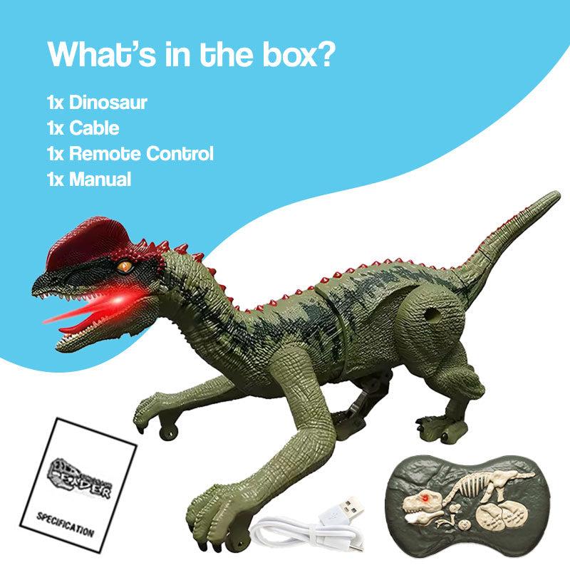 Remote Control Dinosaur with Lights, Sound & Motion (view 11)