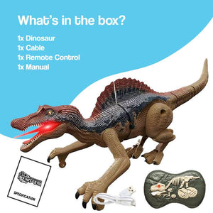 Remote Control Dinosaur with Lights, Sound & Motion (view 13)