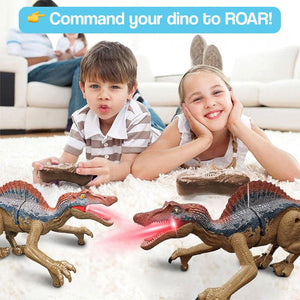 Remote Control Dinosaur with Lights, Sound & Motion – for kids ages 3+