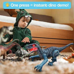 Remote Control Dinosaur with Lights, Sound & Motion (view 7)