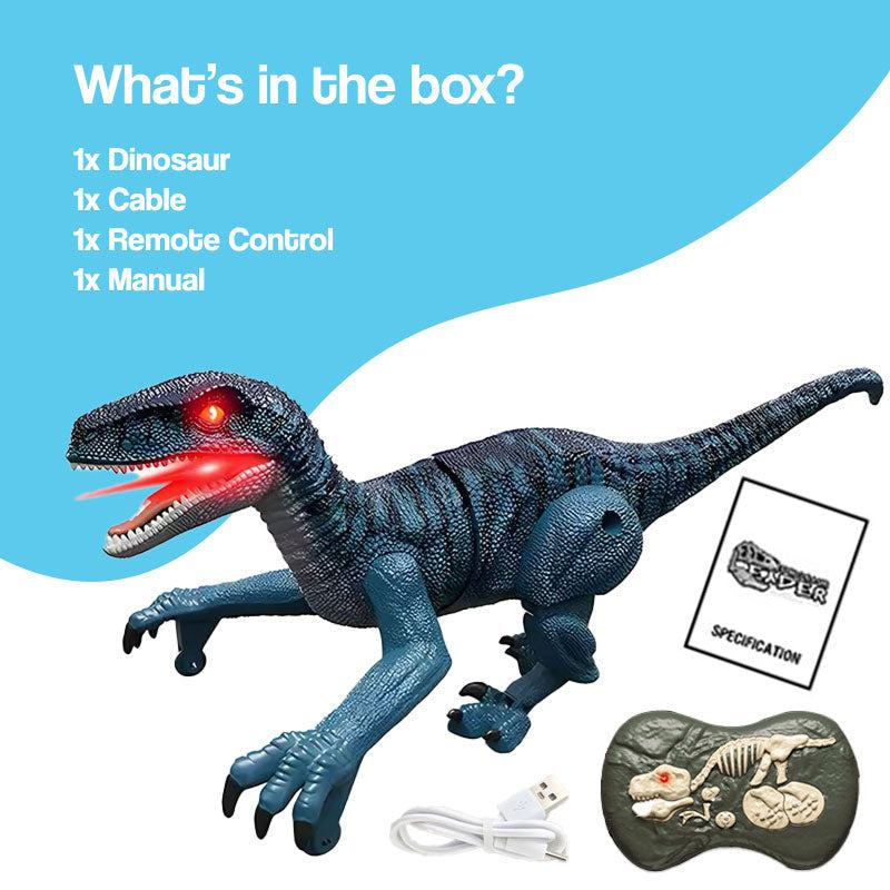 Remote Control Dinosaur with Lights, Sound & Motion (view 9)