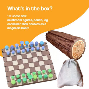 Magnetic Mushroom-Themed Chess Set (view 7)