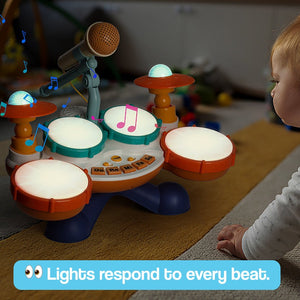 Multisensory Musical Development Drum Set – for active indoor and outdoor play