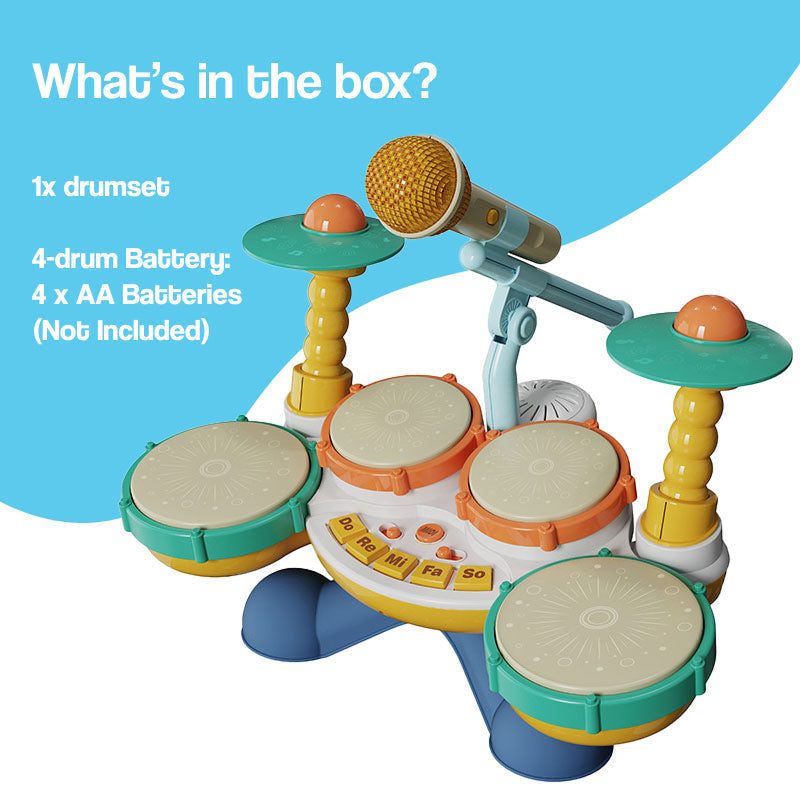 Multisensory Musical Development Drum Set (view 8)