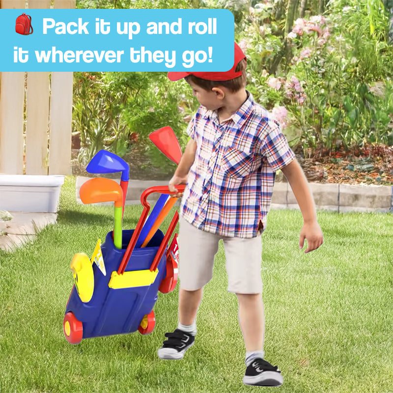 Complete Indoor & Outdoor Junior Golf Set – gift idea for kids and grandchildren