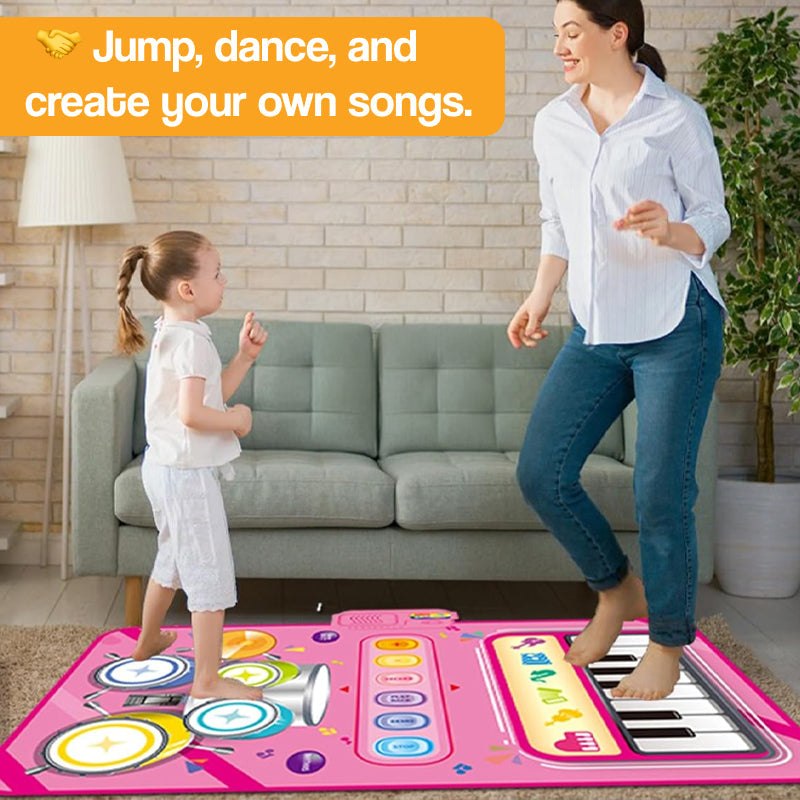 Interactive Music Maestro Non-Slip Play Mat Set with Drumsticks – musical toy