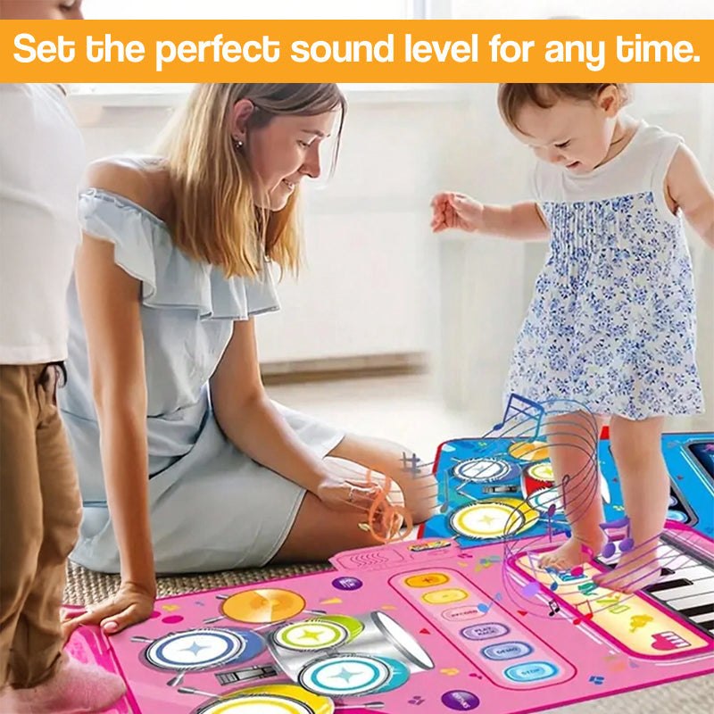Interactive Music Maestro Non-Slip Play Mat Set with Drumsticks – STEM learning toy