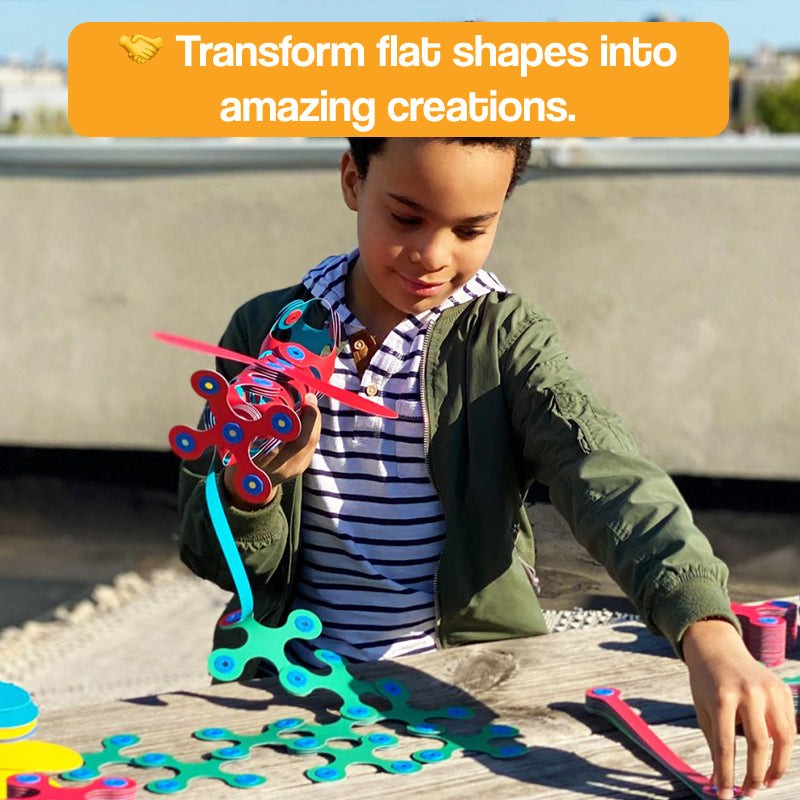 3D Magnetic Soft STEM Building Blocks – educational toy