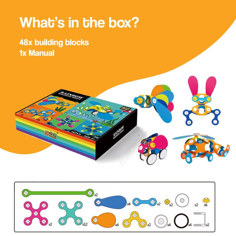 3D Magnetic Soft STEM Building Blocks (view 8)