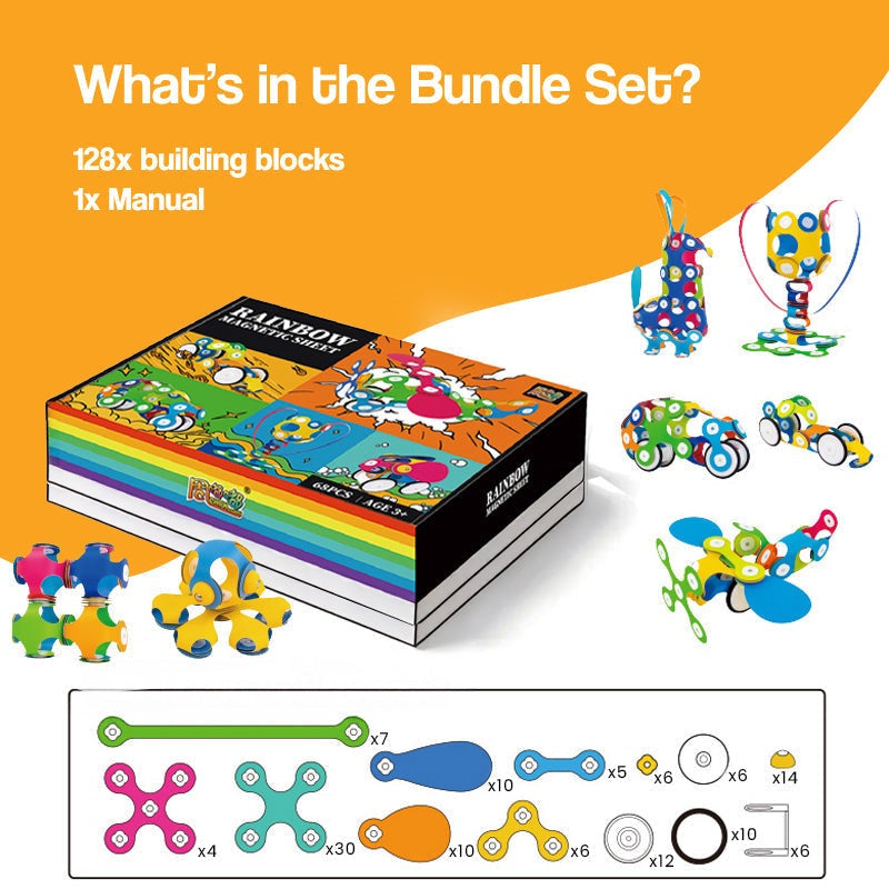 3D Magnetic Soft STEM Building Blocks (view 10)