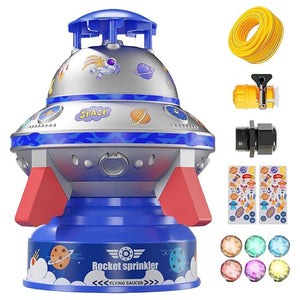 Spinning LED UFO Water Rocket Sprinkler (view 11)