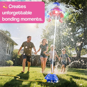 Spinning LED UFO Water Rocket Sprinkler (view 5)