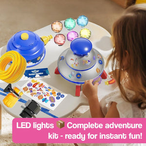 Spinning LED UFO Water Rocket Sprinkler (view 8)