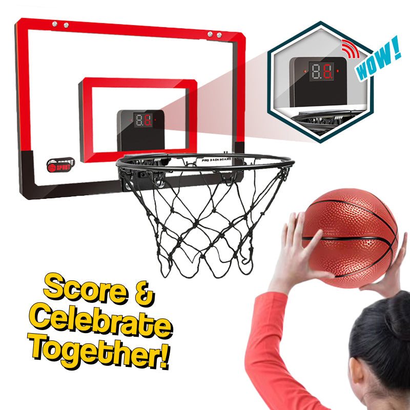 LED Pro Foldable Basketball Hoop with Digital Scoreboard