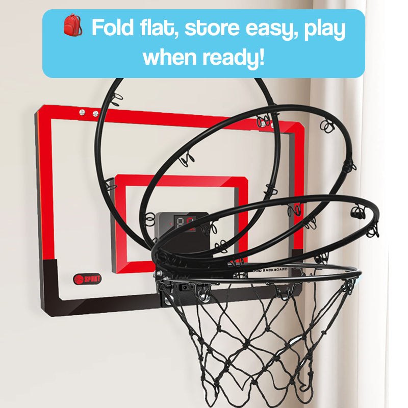 LED Pro Foldable Basketball Hoop with Digital Scoreboard (view 8)