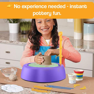Complete Mini Pottery Workshop Kit – for kids ages 5+