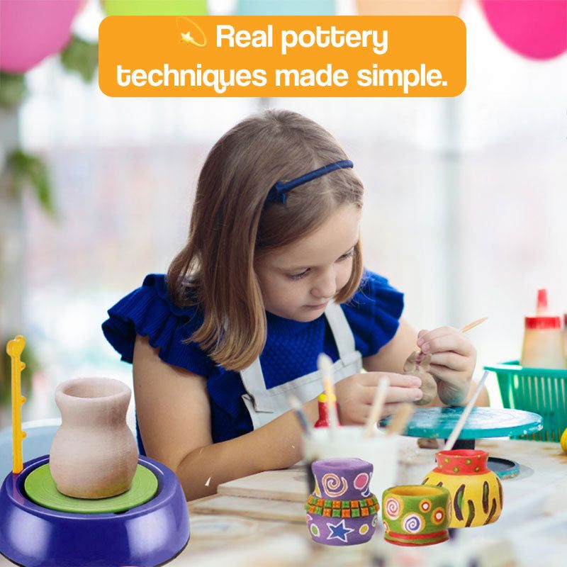 Complete Mini Pottery Workshop Kit – STEM learning toy