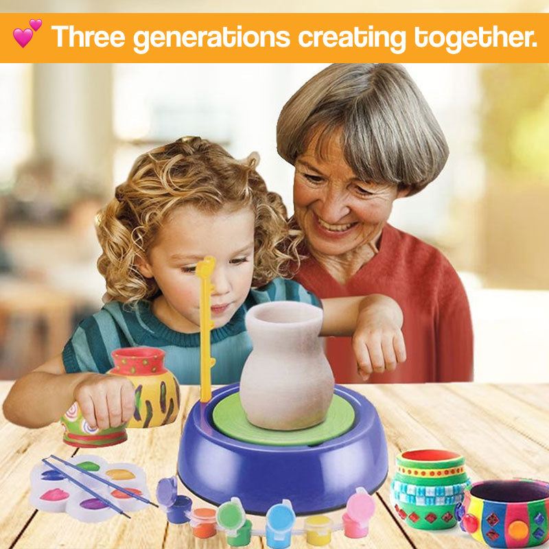 Complete Mini Pottery Workshop Kit – screen-free play