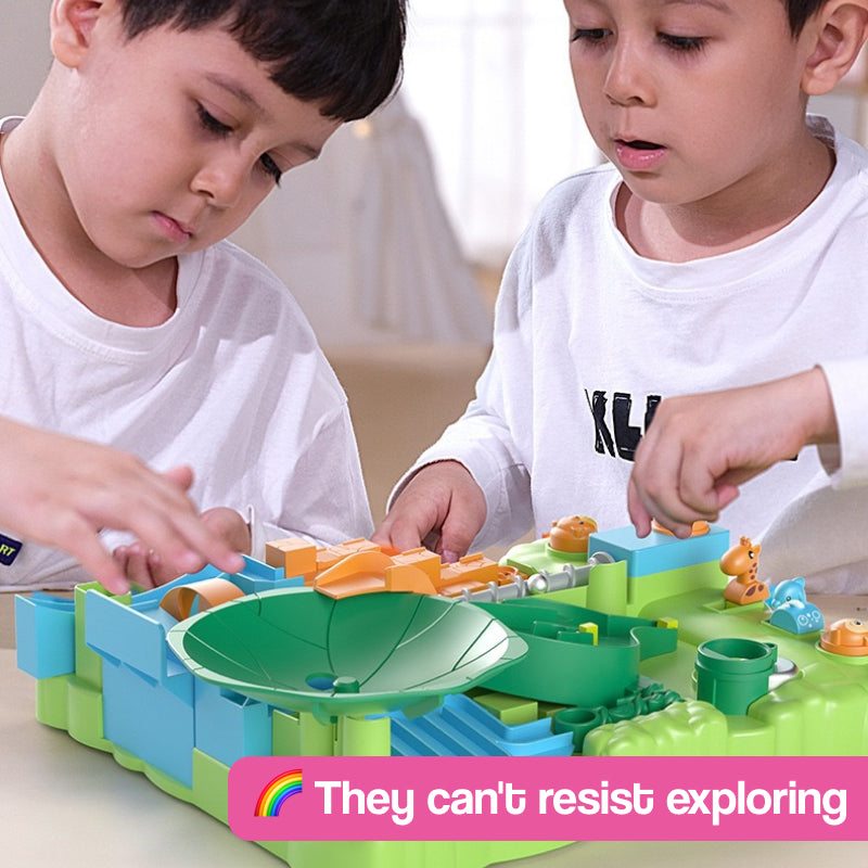 STEM Marble Maze Ball Track Logic Game – building set