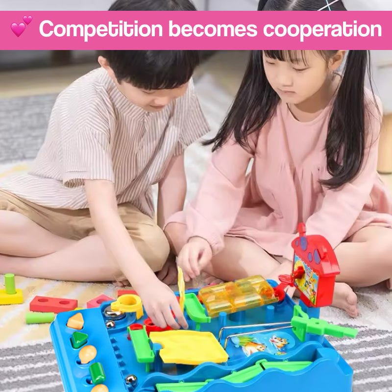 STEM Marble Maze Ball Track Logic Game – educational toy