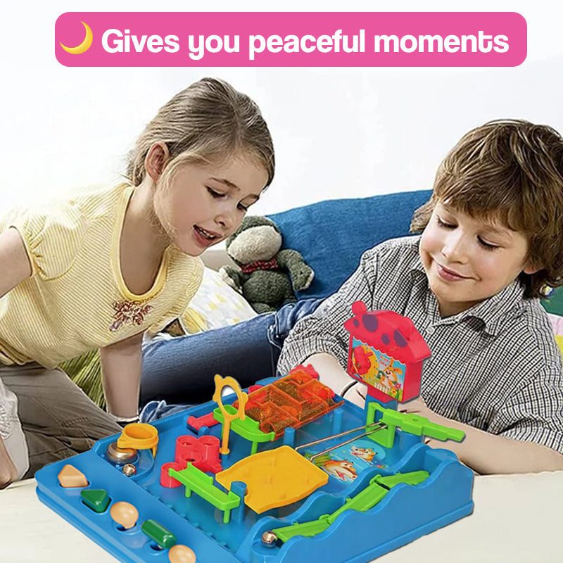 STEM Marble Maze Ball Track Logic Game – gift idea for kids and grandchildren
