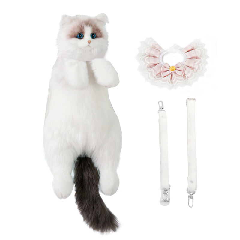 Ultra-Soft Snuggly Ragdoll Cat Backpack