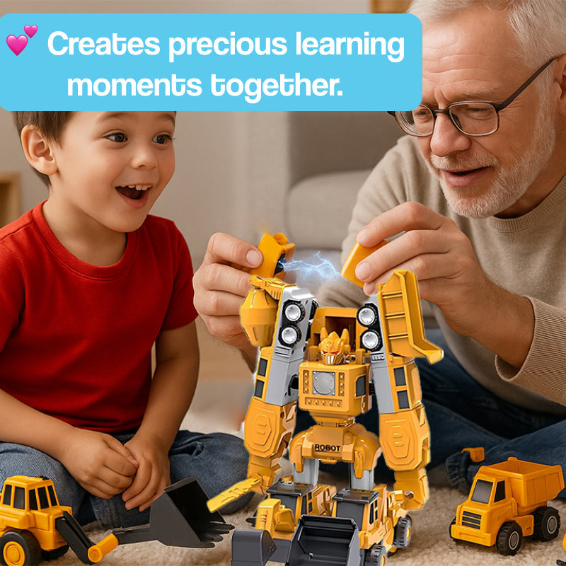 Click & Snap Magnetic Transformer Construction Set