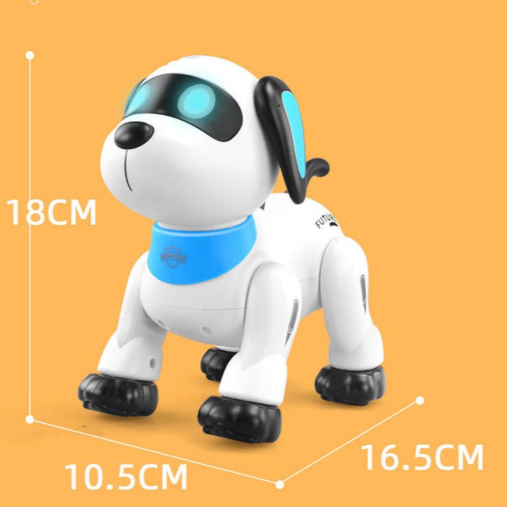 K21 Intelligent Voice-Controlled stunt robot dog toy on white background