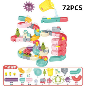 Water Play Track Sliding DIY Bath Toy Set