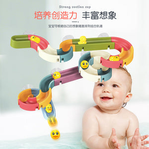 Water Play Track Sliding DIY Bath Toy Set