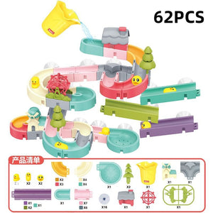 Water Play Track Sliding DIY Bath Toy Set