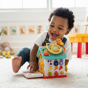 Montessori Busy House Toy for Fine Motor Skills