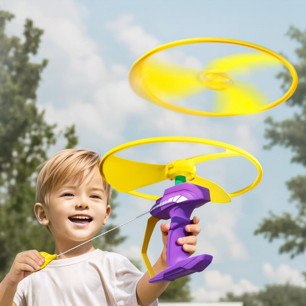 Bamboo dragonfly frisbee outdoor flying toy on white background