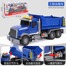 Oversized Timber Transport Toy Truck with Crane