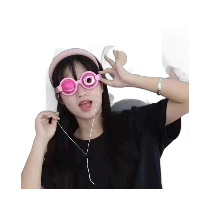 Eye-Shaped Funny Glasses Prank Toy Set
