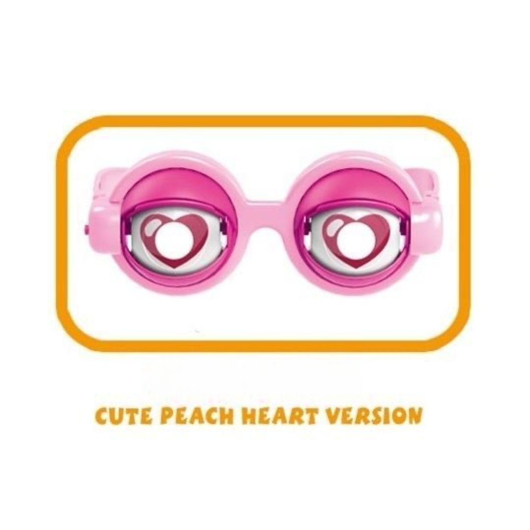 Set of colorful eye-shaped funny glasses prank toys for kids and teens