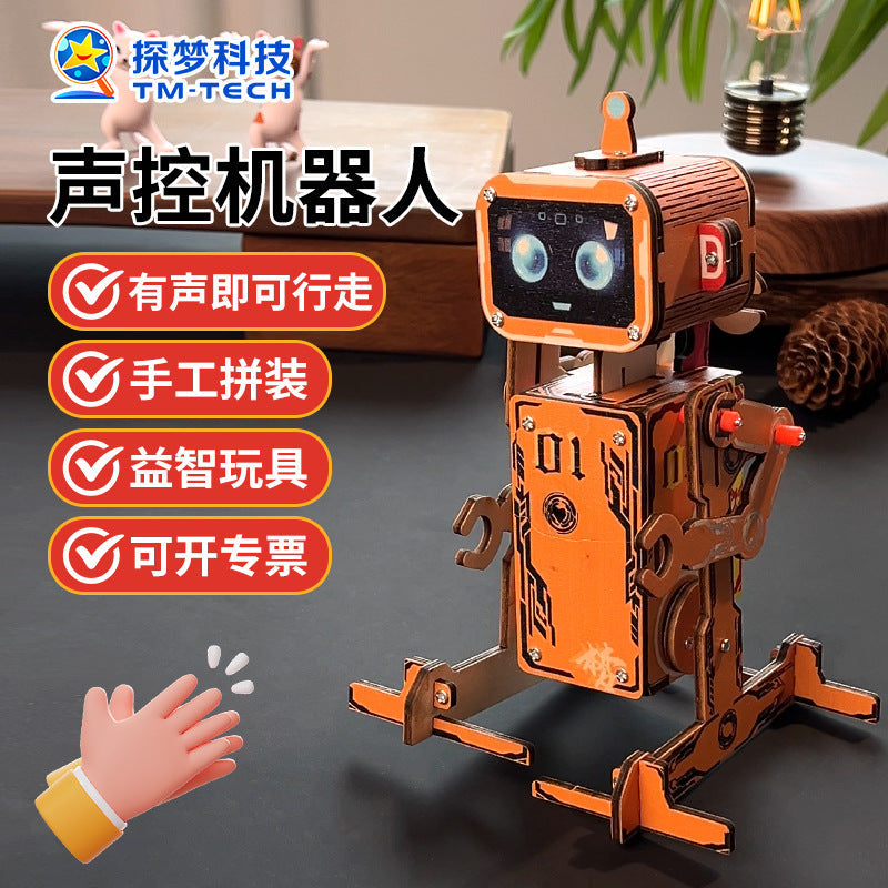 Voice-Controlled DIY Educational Robot Kit