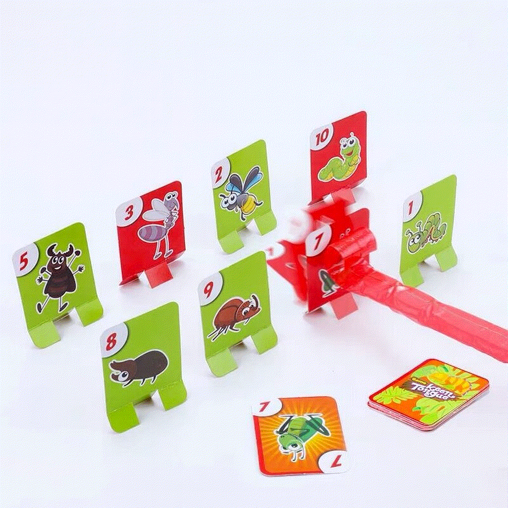 Frog Mouth Tongue-Out table game with soft rubber design for family interactive play