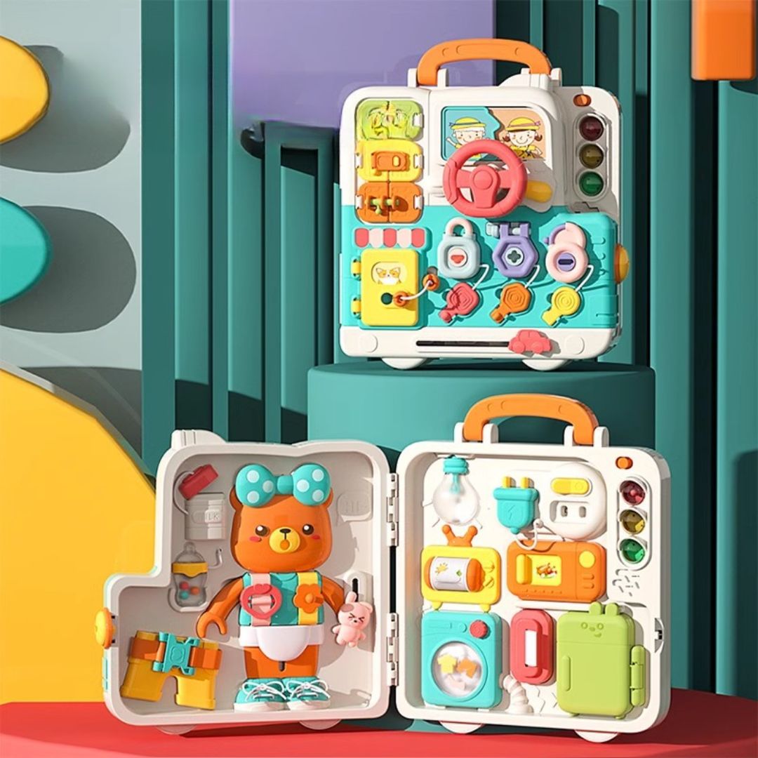 Busy Board Montessori Educational Toy for Infants