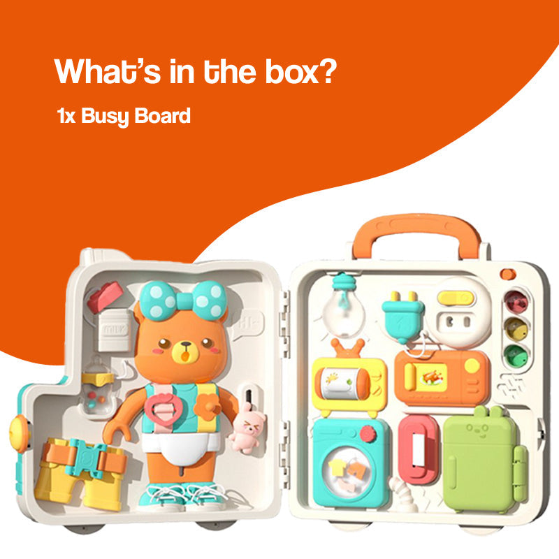 Busy Board Montessori Educational Toy for Infants