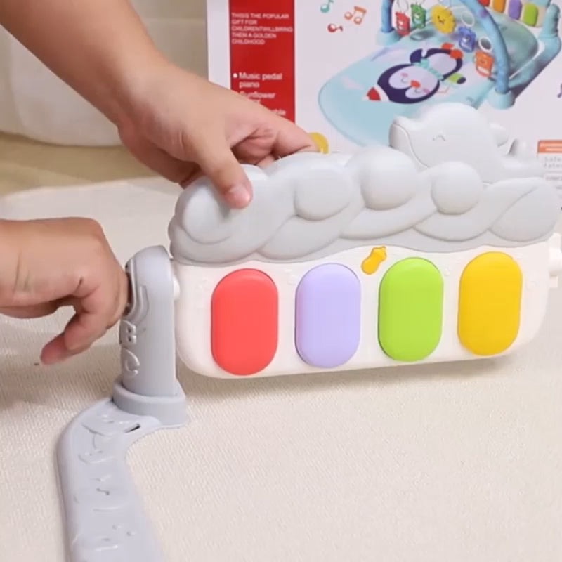 Baby Foot-Piano Fitness Rack for Newborns