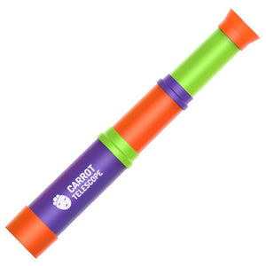 Colorful kids monocular telescope with 8x magnification for educational outdoor exploration