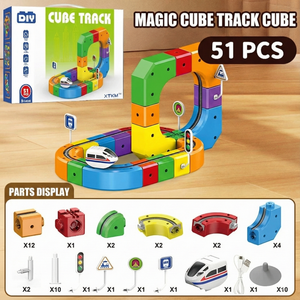 Magnetic Gravity-Defying Electric Track Car Toy (view 8)