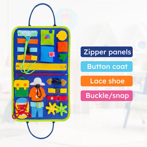 Soft Quiet Book with 20+ Activities for Toddlers – educational toy
