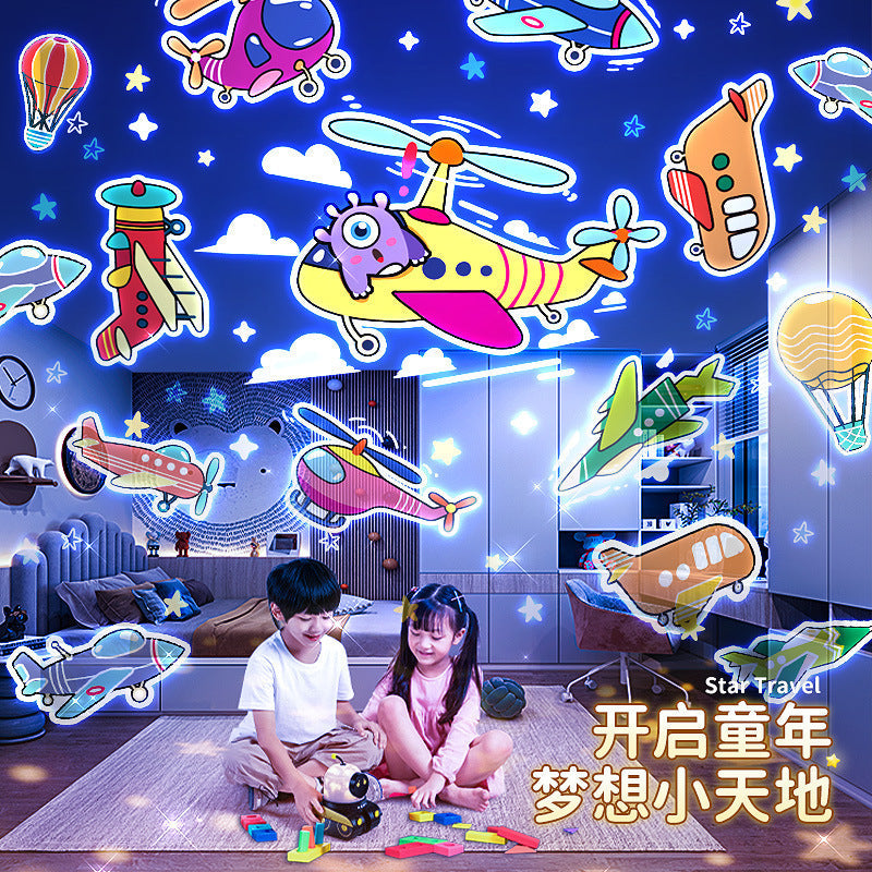 Robot Starry Sky Projector Night Light for Kids – from baby age up
