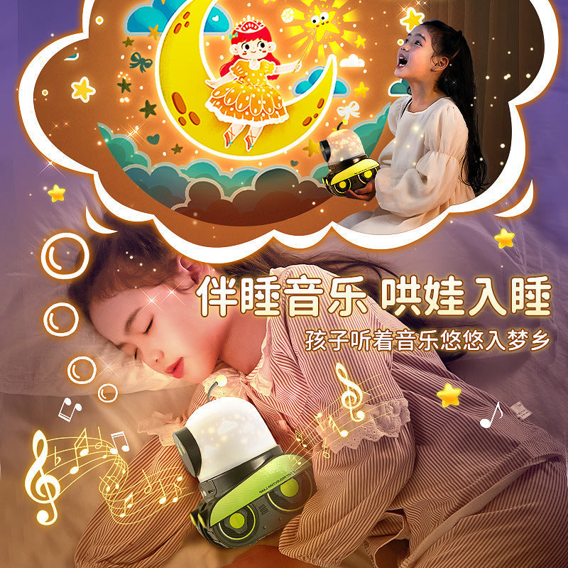 Robot Starry Sky Projector Night Light for Kids – educational toy