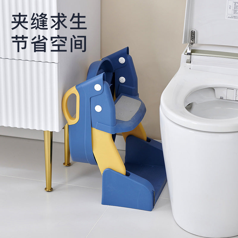 Non-slip Children's Toilet Training Seat with Step Stool Ladder (view 4)