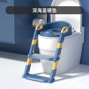 Non-slip Children's Toilet Training Seat with Step Stool Ladder (view 7)